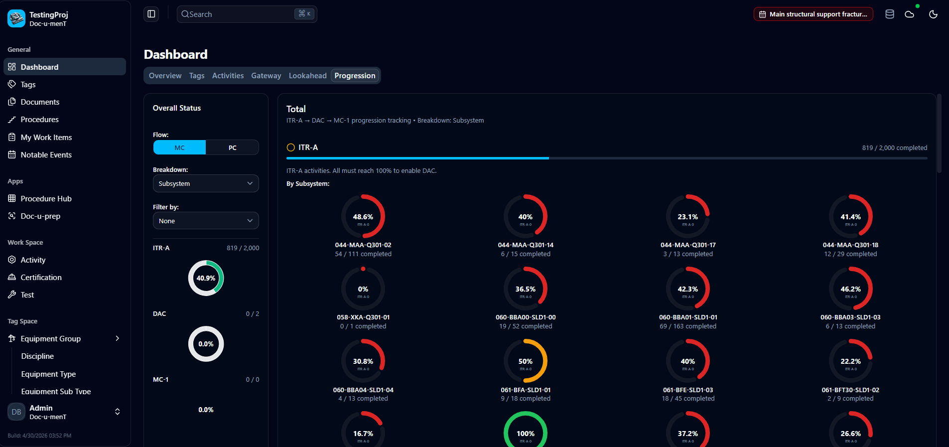 Doc-u-menT workflow screenshot